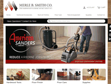 Tablet Screenshot of merlebsmith.com